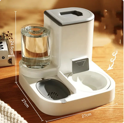 Pet Water Dispenser with Large Capacity and Wet-Dry Separation